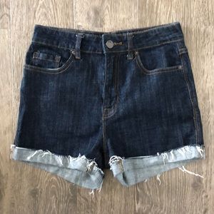 BDG High Rise Denim Cut Off Shorts